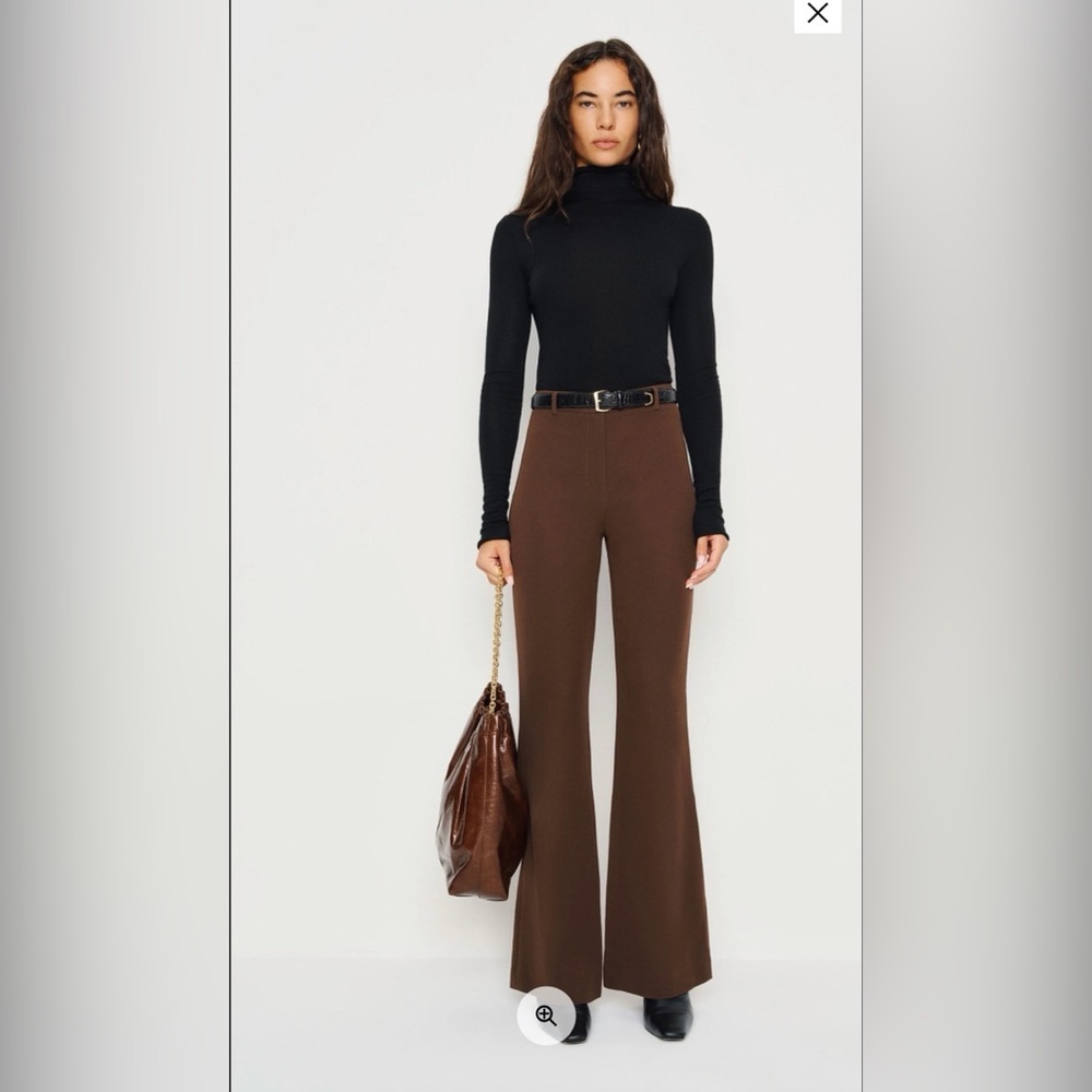 NWT Reformation Millie Pant color café Sz 2